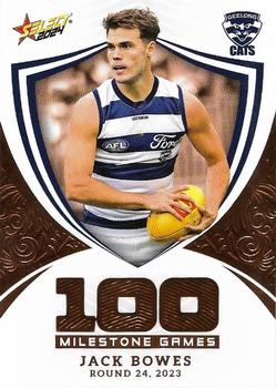 2024 Select AFL Footy Stars - Milestone Games #MG42 Jack Bowes Front